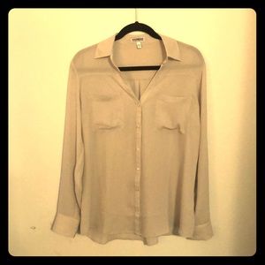 Tan express blouse